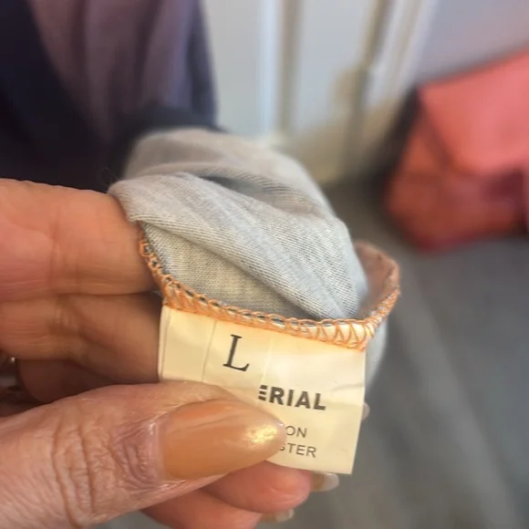 Sleeveless Ombre Orange and Blue Maxi Dress - Picture 3 of 5